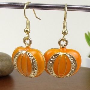 Fall Pumpkin Earrings
